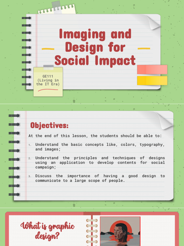 U 3 Imaging and Design For Social Impact | PDF