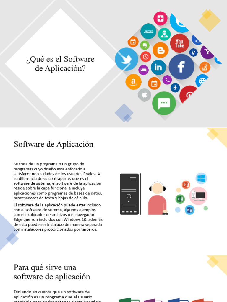 Qué Es El Software de Aplicación | PDF