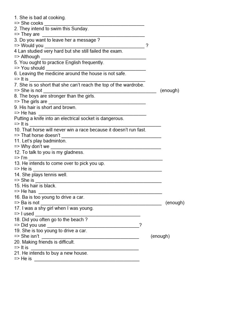 Pass PDF Verb Grammar