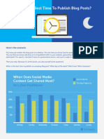 Best Time To Publish Blog Posts Template