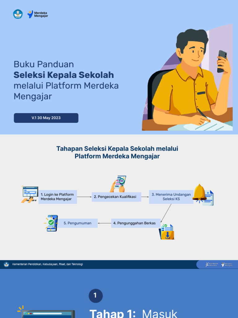 Buku Panduan Seleksi Kepala Sekolah Melalui Platform Merdeka Mengajar