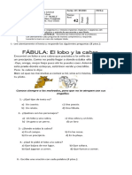 Evaluacion Lenguaje 2