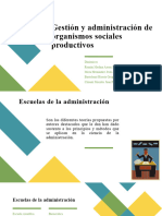 Gestión y Administración de Organismos Sociales Productivos