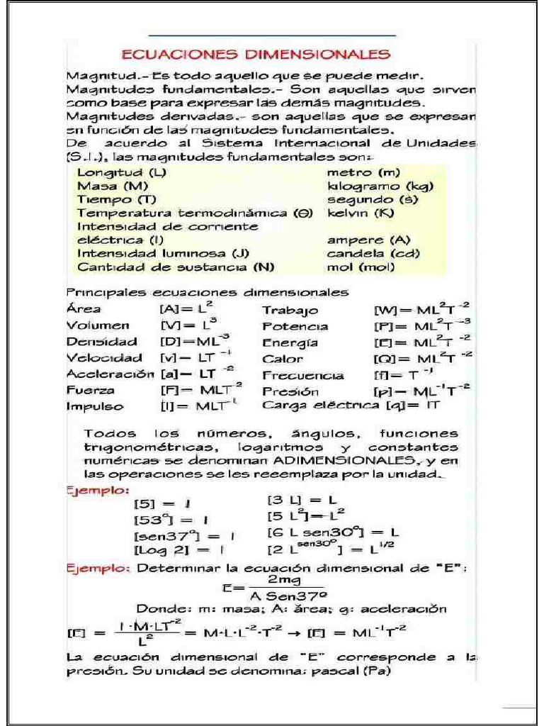 Formulas Física | PDF