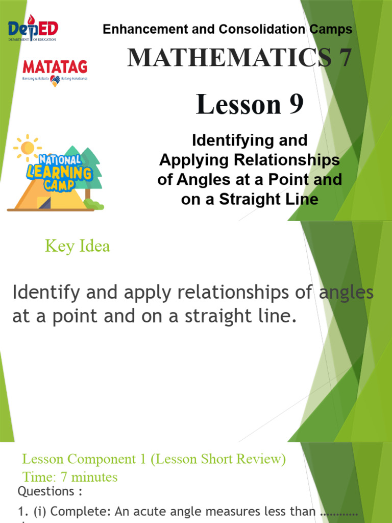 Math 7 - Lesson 9 | PDF