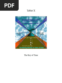 The Emerald Tablets of Thoth Tablet X - The Key of Time