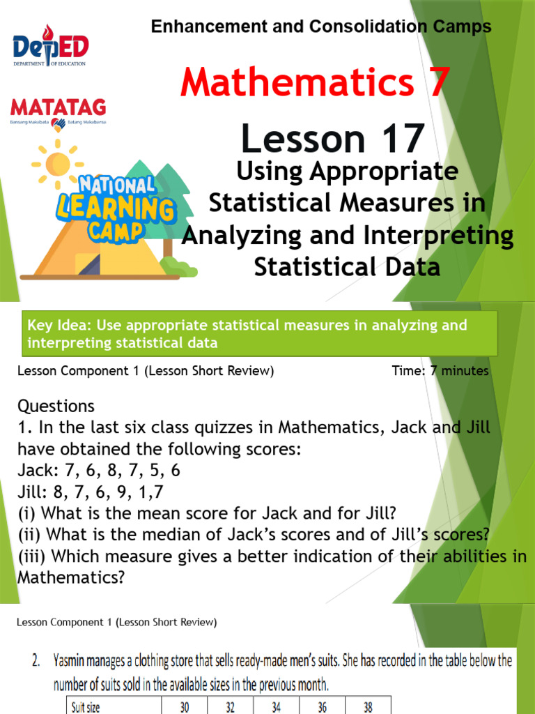 Math 7 - Lesson 17 | PDF