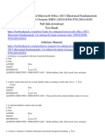 Test Bank For Enhanced Microsoft Office 2013 Illustrated Fundamentals 1st Edition by Hunt Clemens ISBN 1285418298 9781285418292