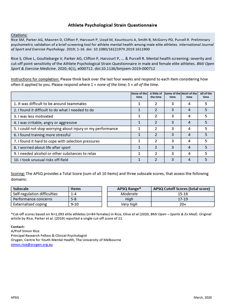 Apsq-10 2020 Rice | PDF