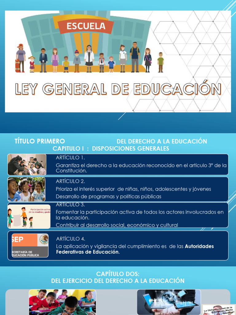 Ley General de Educación en México | PDF