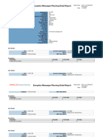 Exception Msgs Planning Detail Report