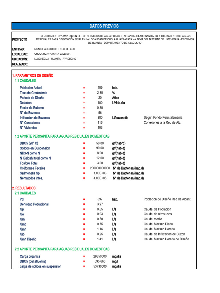 Diseño de Ptar | PDF