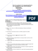 Test Bank for Essentials of Accounting for Governmental and Not for Profit Organizations 12th Edition by Copley ISBN 0078025818 9780078025815