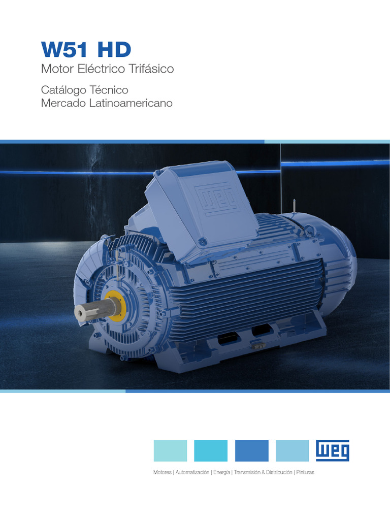 WEG WMO W51 HD Electric Motor 50118396 Brochure Spanish Web | PDF