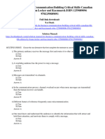 Test Bank For Business Communication Building Critical Skills Canadian 6th Edition by Braun Locker and Kaczmarek ISBN 1259089096 9781259089091