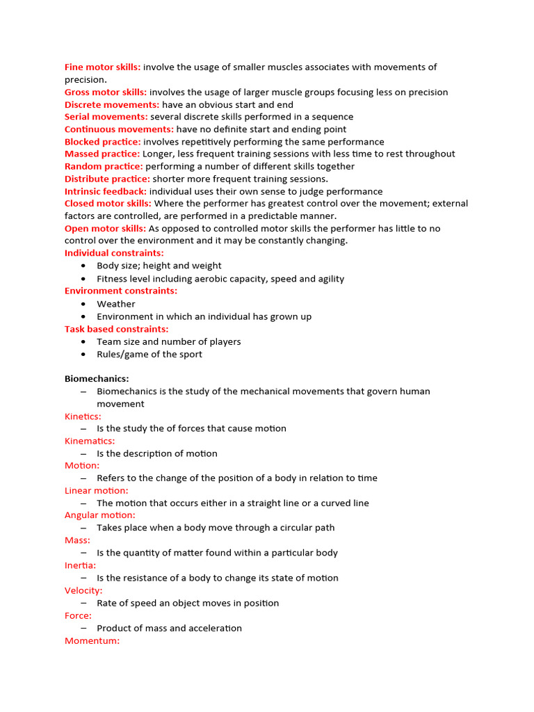 Fine Motor Skills 4 | PDF | Force | Rotation Around A Fixed Axis
