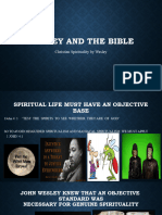1 Wesley and The Bible 1 Christian Spirituality by Rev. Dr. Fernando R. Bawan