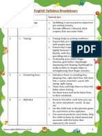 JNR KG Syllabus English