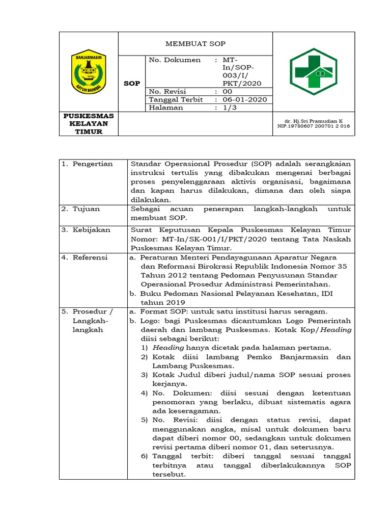 Sop Membuat Sop | PDF | Komputer | Teknologi & Rekayasa
