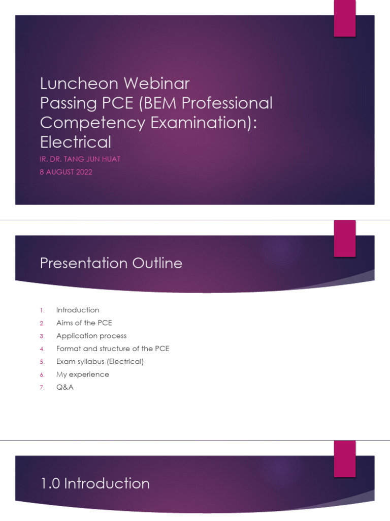 Passing the Electrical PCE Exam Guide | PDF