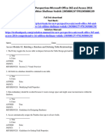 Test Bank For New Perspectives Microsoft Office 365 and Access 2016 Comprehensive 1st Edition Shellman Vodnik 1305880137 9781305880139