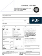 Exhibitor Agreement 2007