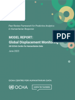 Model Report Displacement Global Monitoring