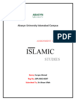 Assignment Islamic Studies