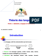 1-Alphabets, Langages et Grammaires