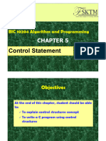 Chapter5 Controlstatement