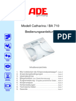 Manuale Bilancia ADE BA 710 Catharina