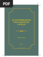 Américo Pereira - Da Posteridade do Pensamento de Louis Lavelle