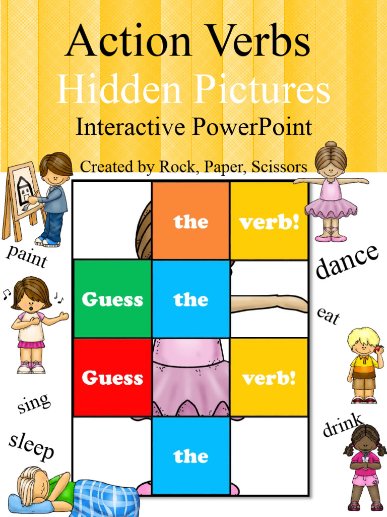 Hide and Reveal Verbs PDF