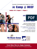 MJ Music Camp at NCCF Brochure May 3 2011