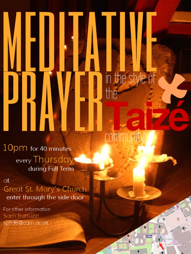 Taize Poster | PDF | Religion & Spirituality