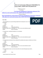 Test Bank For Foundations of Astronomy Enhanced 13th Edition by Seeds and Backman ISBN 1305957369 9781305957367