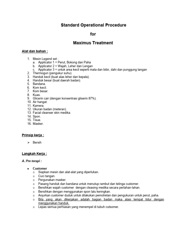 SOP Maximus | PDF