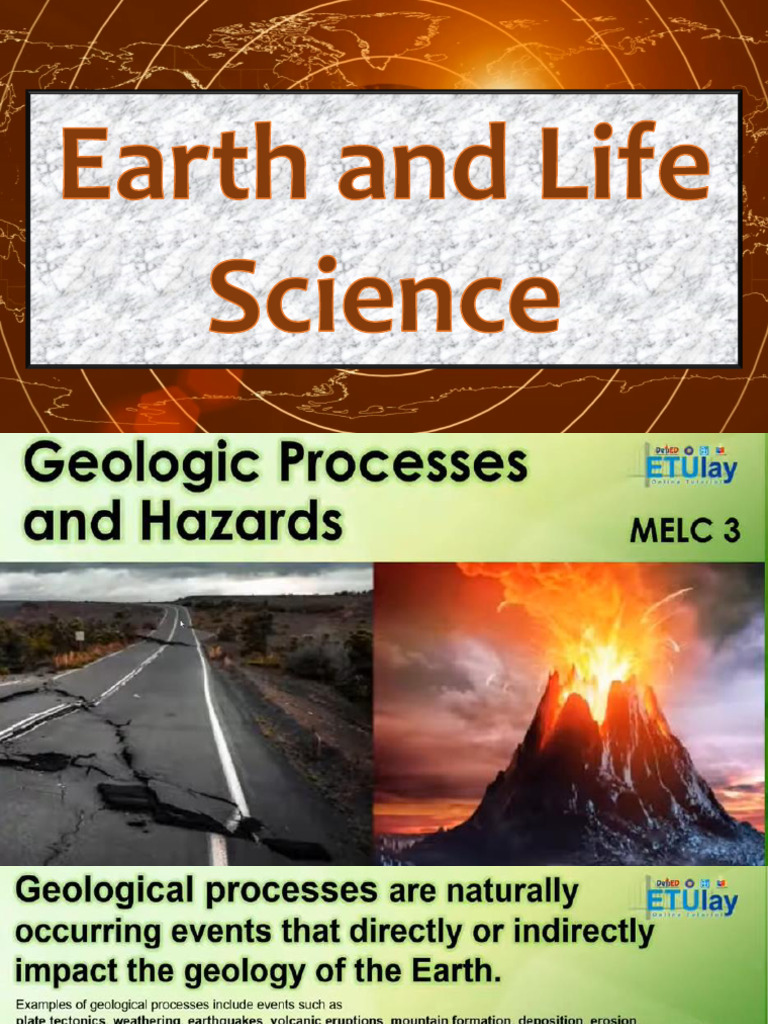 Earth and Life Science Q1 Geologic Processes PDF