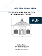 Proposal Pembangunan Masjid Nur Huda