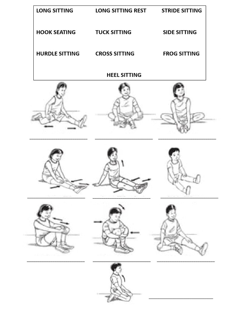 Long Sitting Long Sitting Rest Stride Sitting PDF