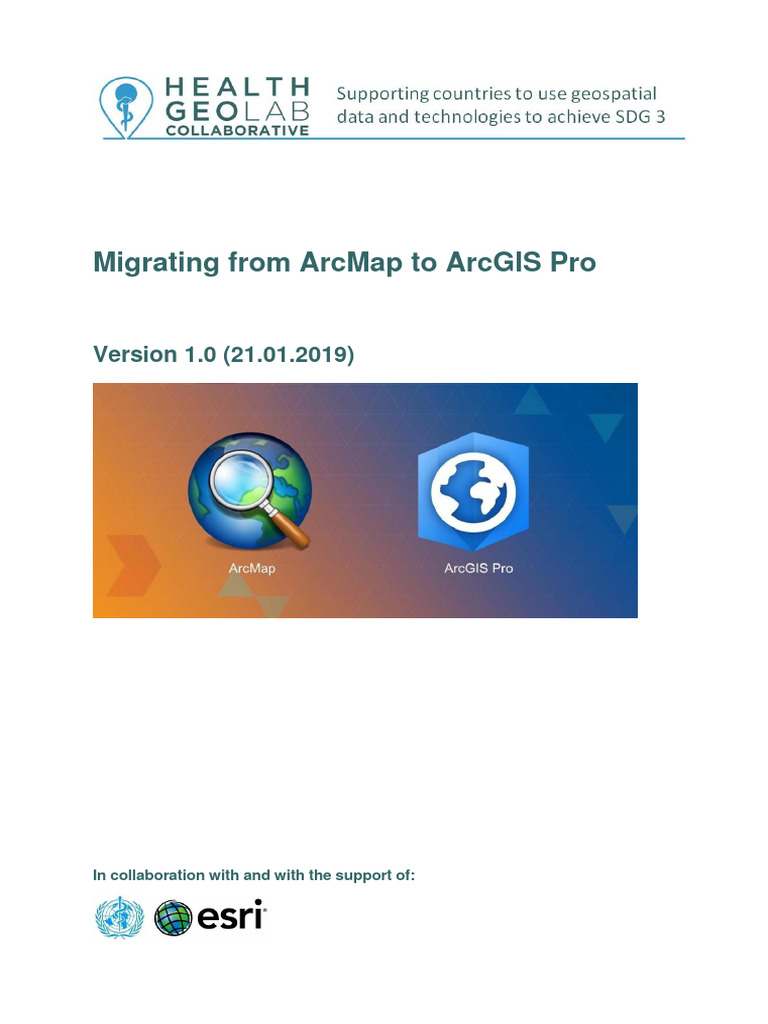 Migrating from ArcMap to ArcGIS Pro Guide | PDF | Arc Gis | Esri