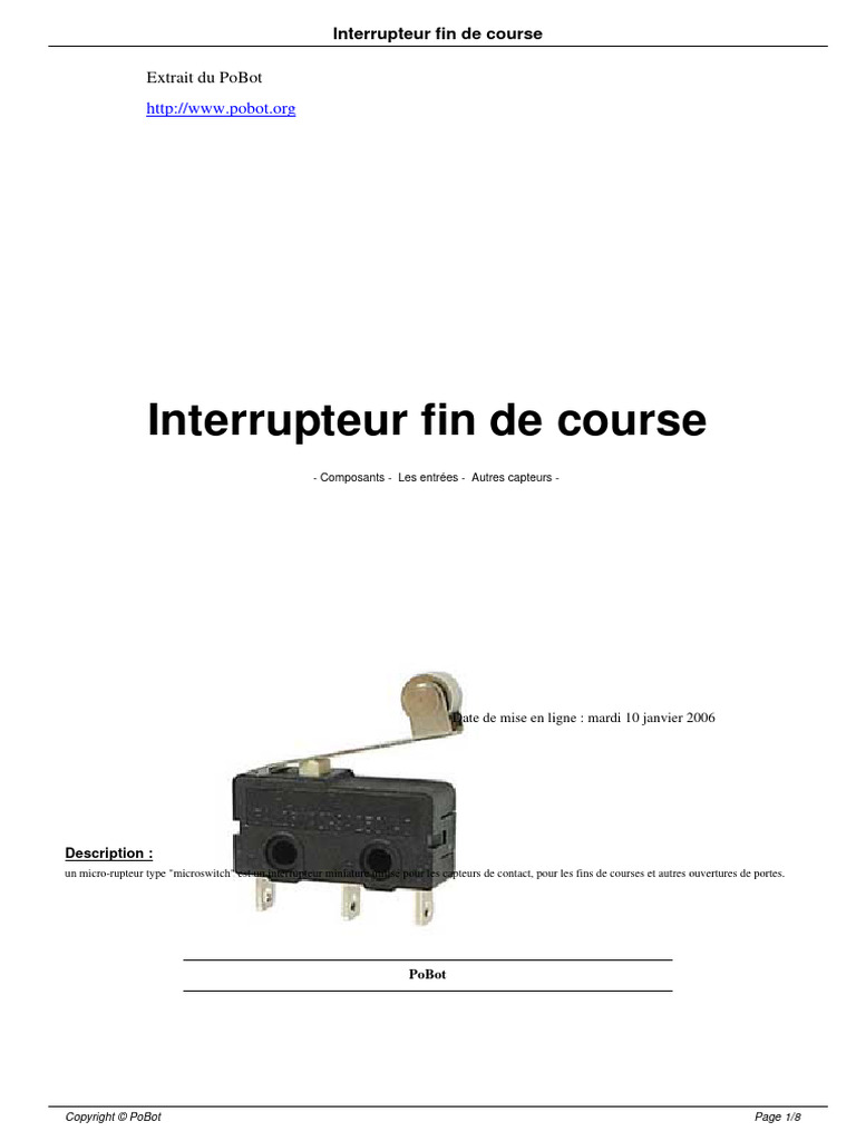 Interrupteur De Fin De Course Micro CSA-021 - Robuste, Étanchéité IP66, Argent Contact - Pour Machines & Automatisation