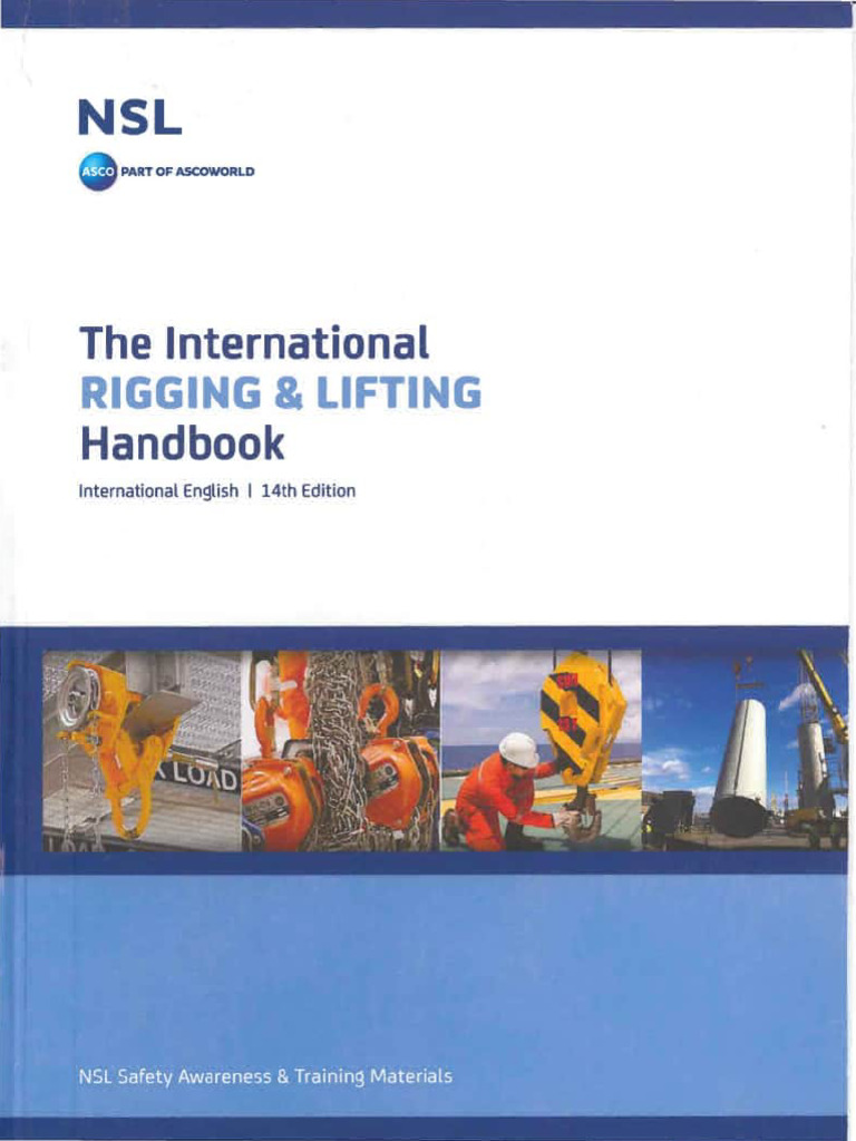 Rigging & Lifting Handbook PDF Safety Occupational Safety And Health