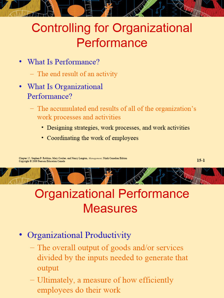 Controlling For Organizational Performance | PDF