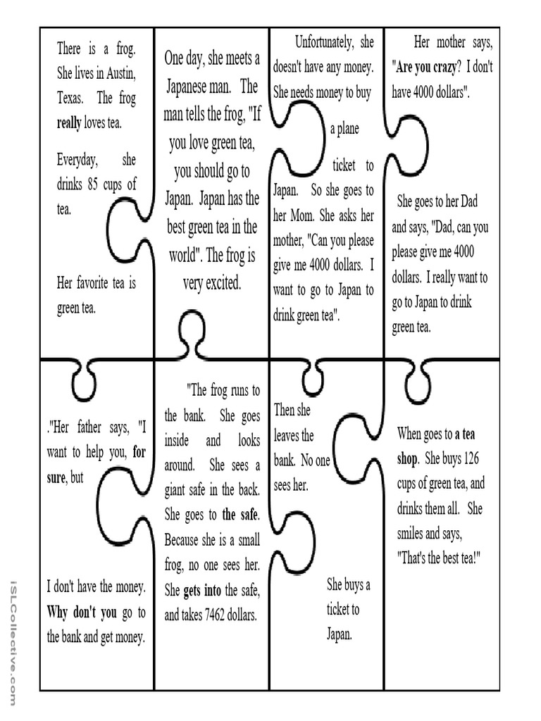 Jigsaw Puzzle Short Story PDF