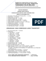 Daftar Undangan & Anggaran