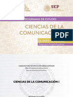 Ciencias de La Comunicación I (Julio 2021)