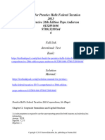 Test Bank For Prentice Halls Federal Taxation 2013 Comprehensive 26th Edition Pope Anderson 0132891646 9780132891646