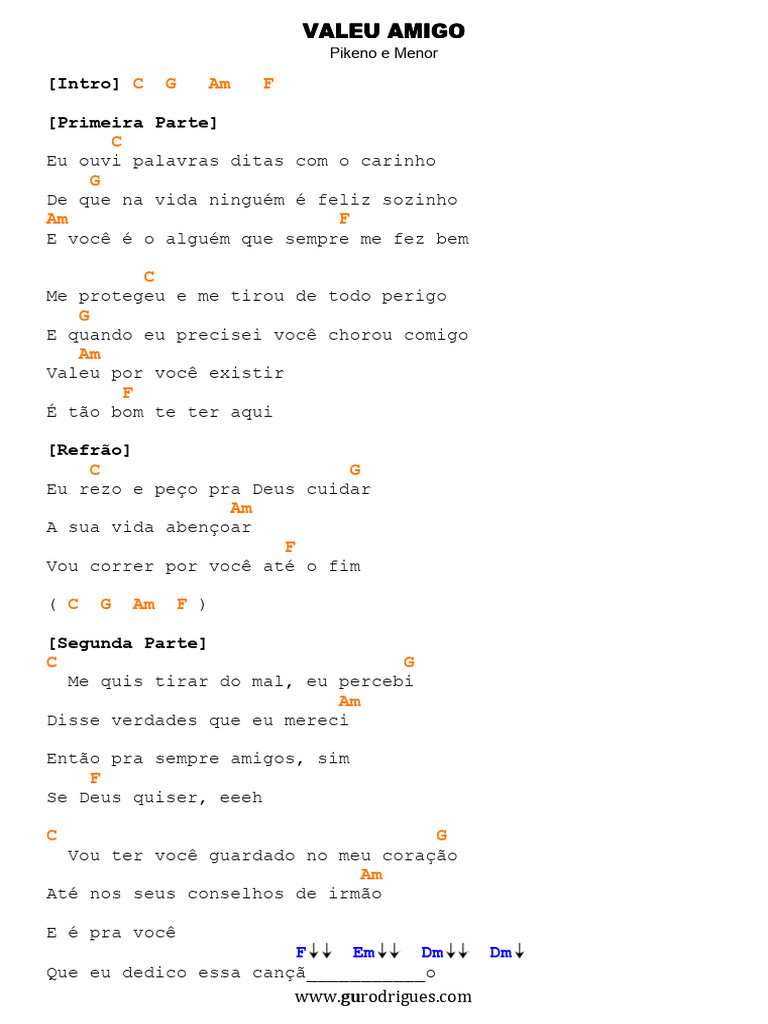 Letra da música 