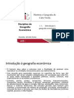 Aula1 - Introdução A Geografia Economica